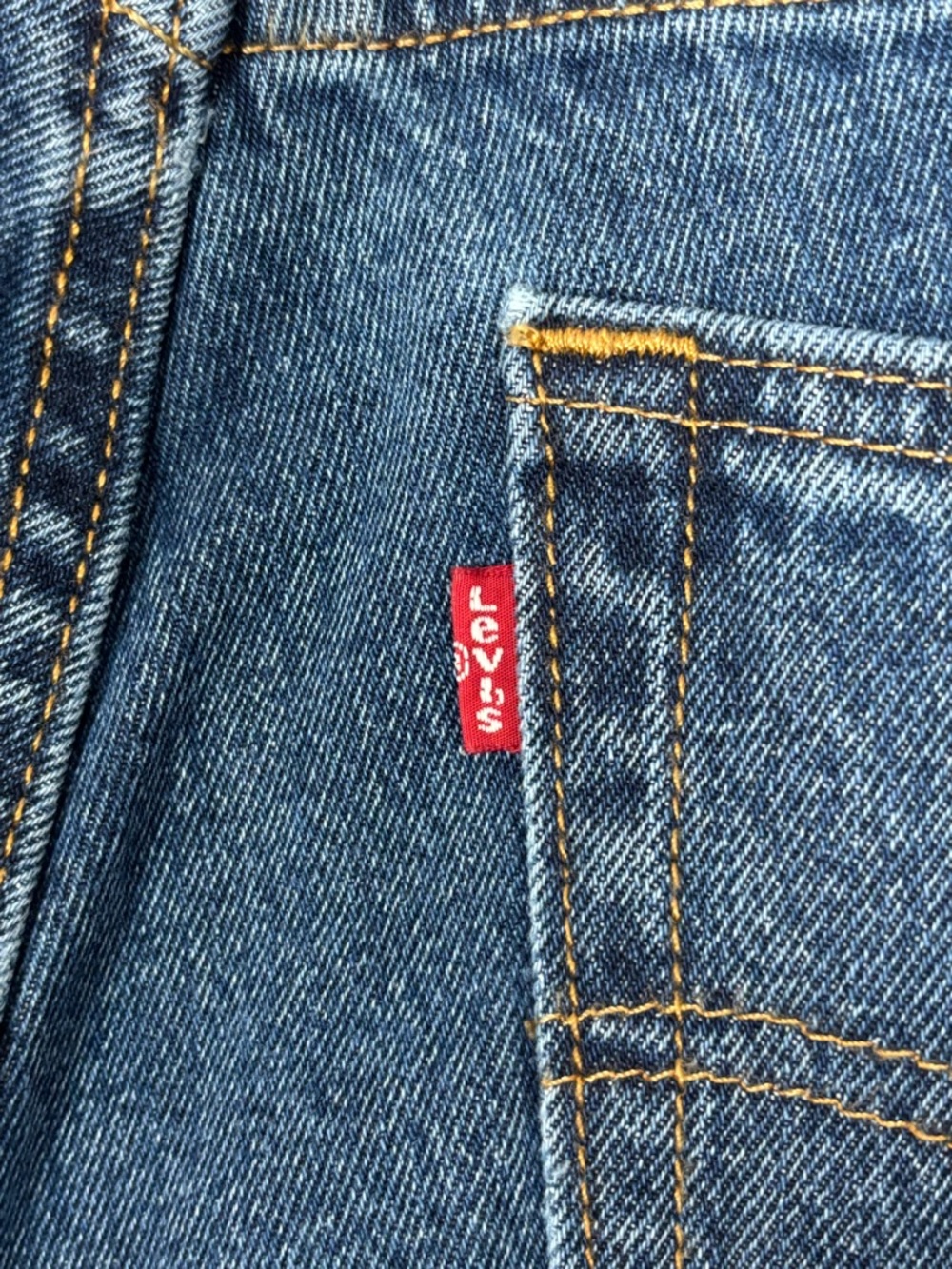 Levi Strauss Jeans Mens 29x32 Blue 505 Regular Straight Leg Denim Red Tab - Picture 7 of 10
